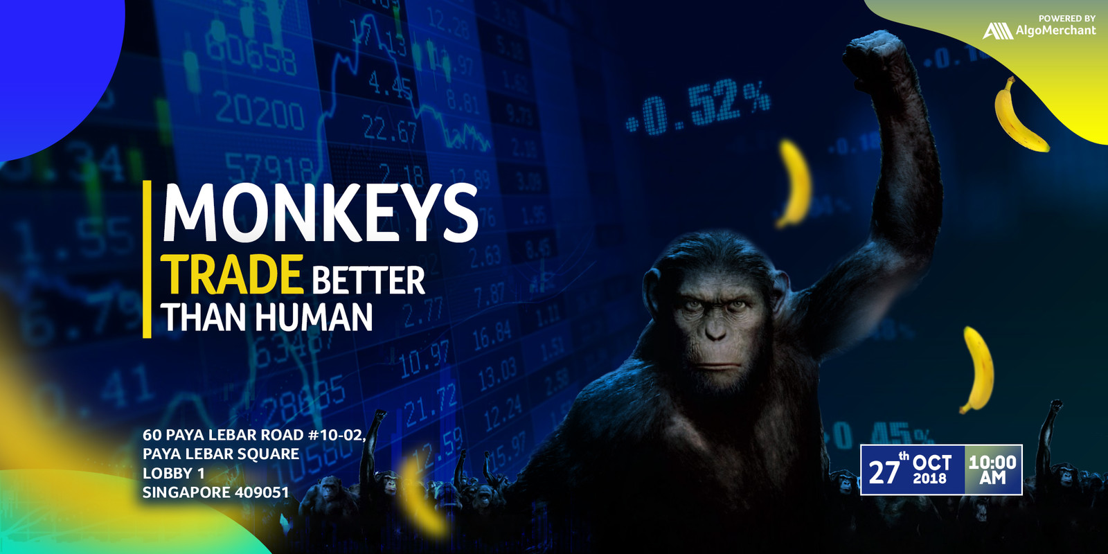  Monkey Trader  Social media Banner