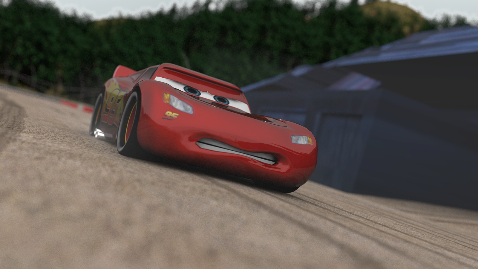 Artstation 3d Lightning Mcqueen Md Feroze