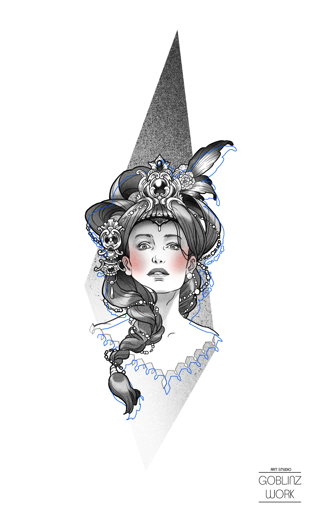 Artstation Goddess Tattoo Goblinz Ko
