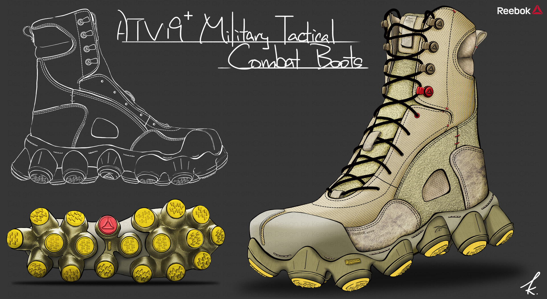 reebok combat boots