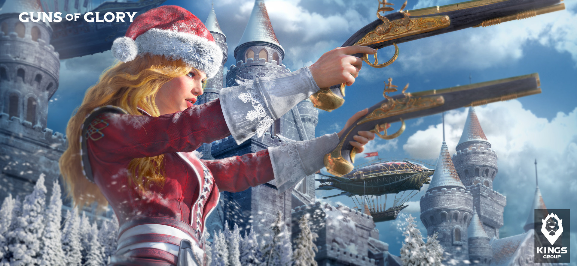 Kingsgroup Games Christmas loading image for Guns Of Glory