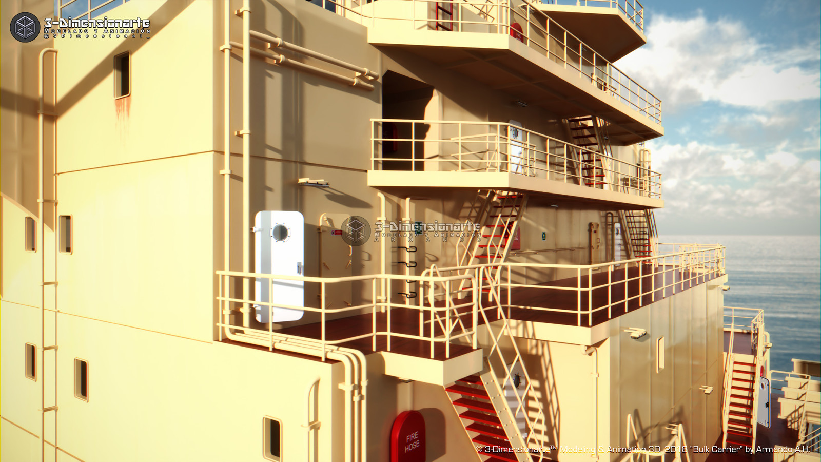 Superstructure
Port side