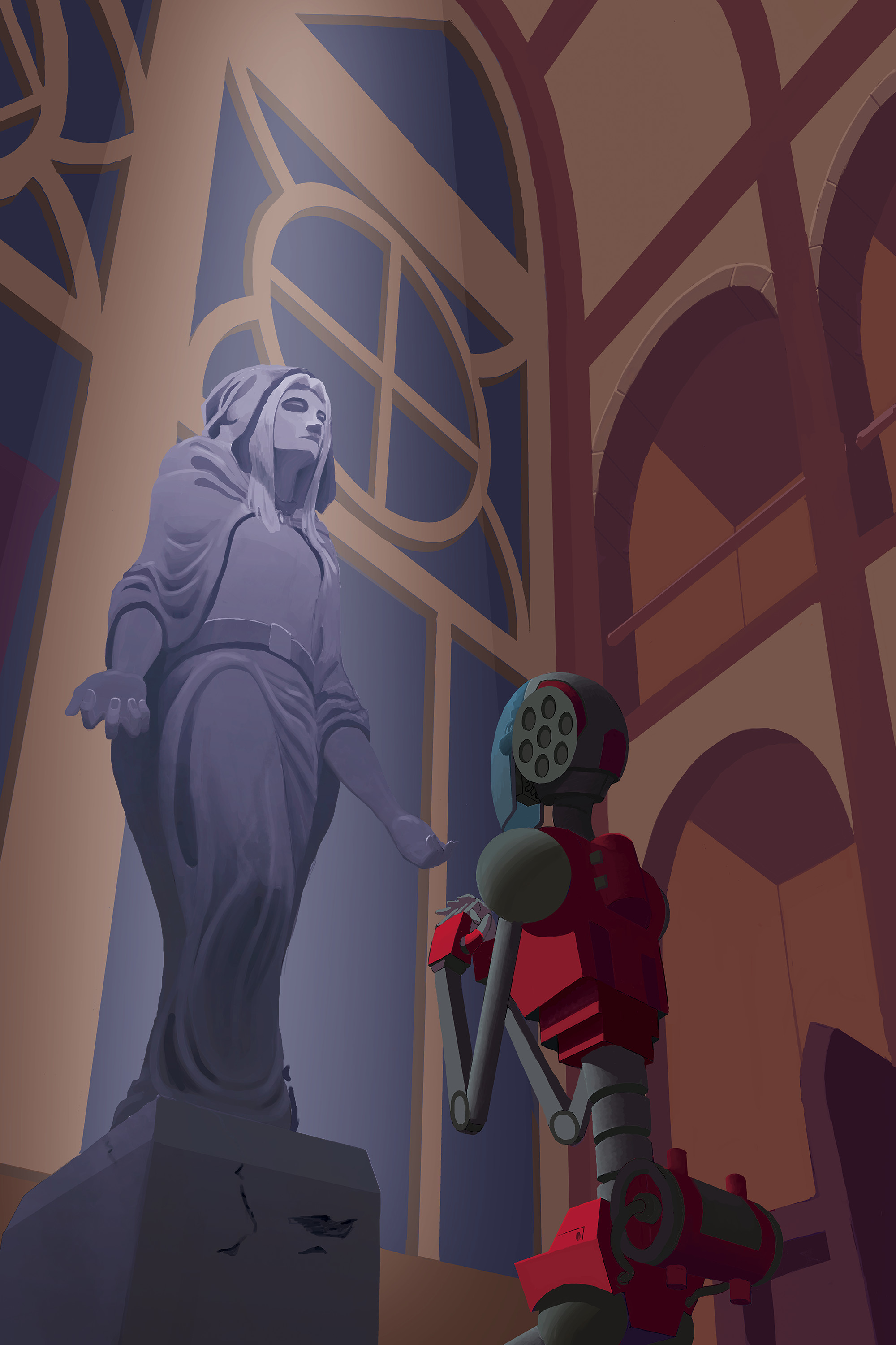 Noun: an address or petition to a god in word or thought.
Digital Painting
30”x22”