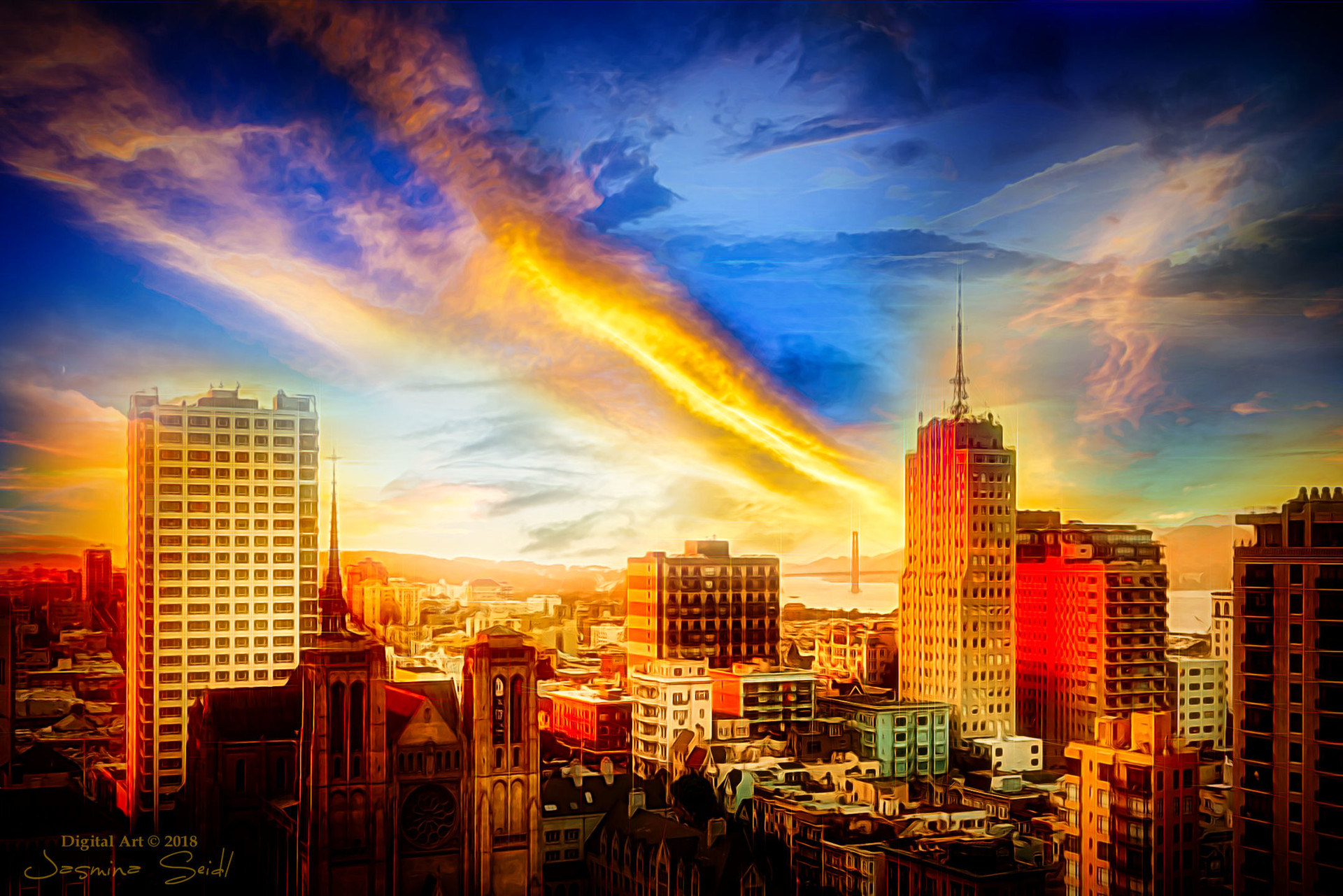 Jasmina Seidl City Lights Wallpaper
