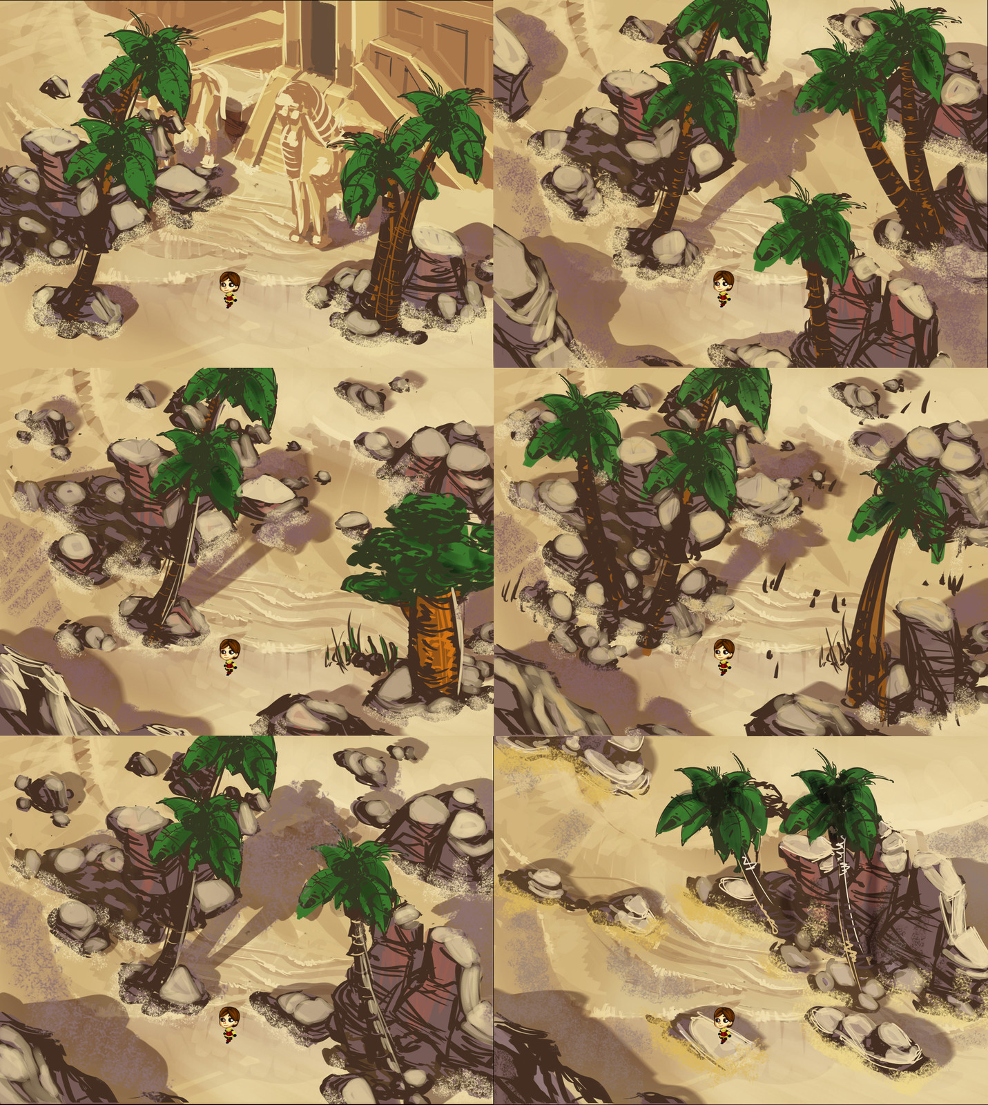 Desert layouts