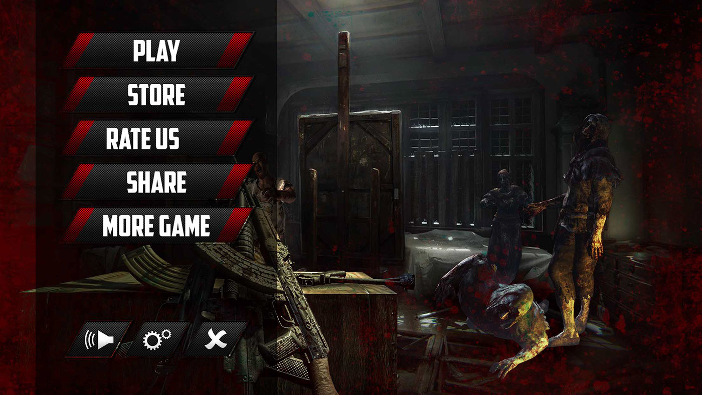 Artstation Zombie Game Ui Nasir Khan