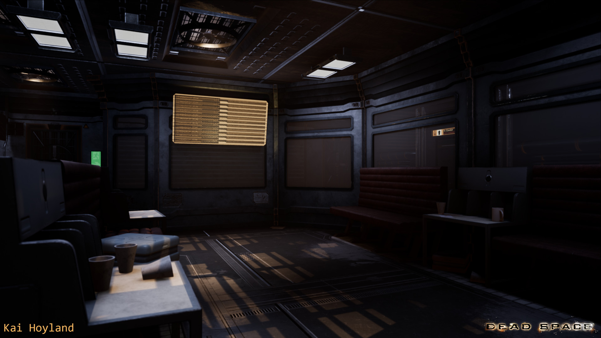 Artstation Dead Space Environment Remake Kai Hoyland