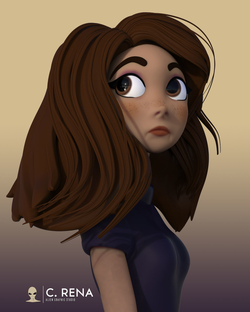 Chloe (Keyshot render)