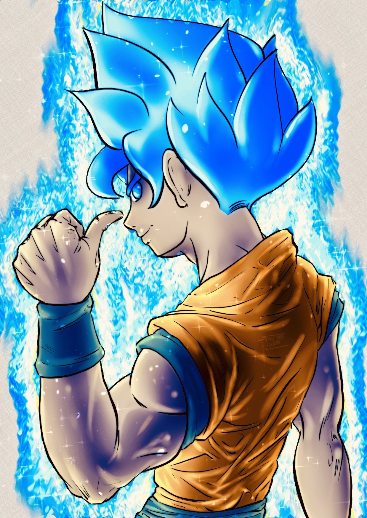 Artstation Ssb Goku Miguel Serrano