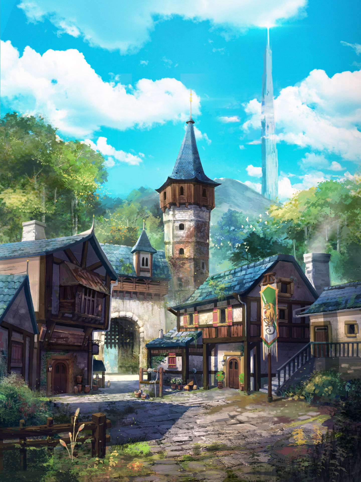 ArtStation peaceful town