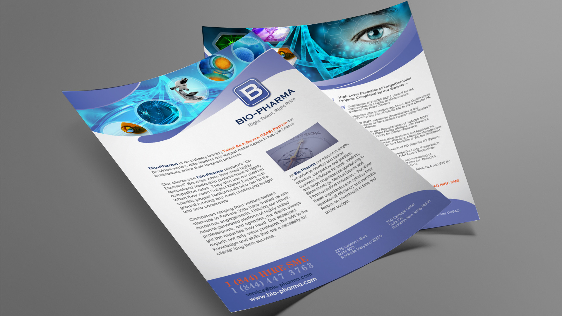 Artstation Bio Pharma Marketing Flyer Kim Moro