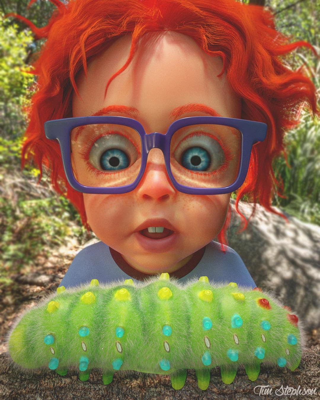 Artstation Chuckie Finster From Rugrats Tim Stephson