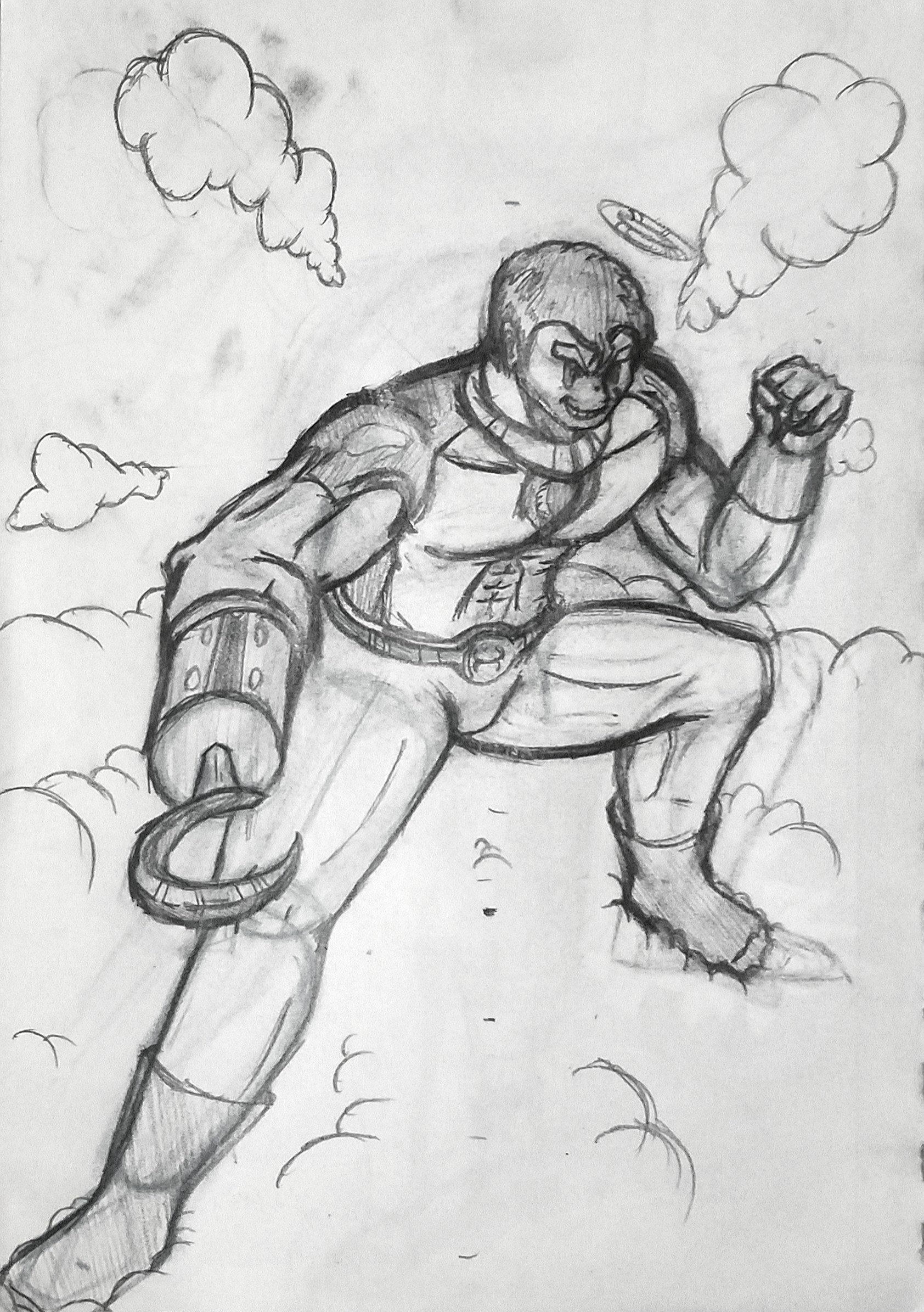 Rodney Guerra Oc Nathan Running And Posing The only thing is she just kind of looks like she's running.