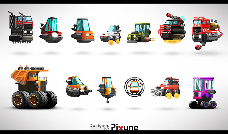Artstation Game Vehicle Design Pixune Studios