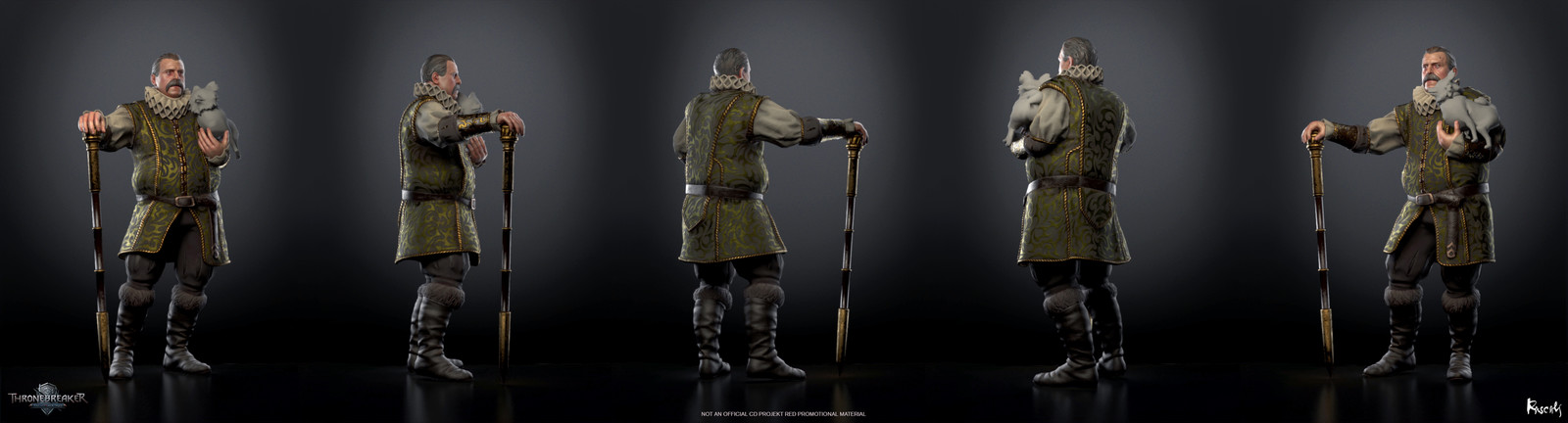 Artist: Sergey Samuilov, Art Director: Roman Mindek, Producer: Tom Roller.  Poses created from rigs and animation by CD PROJEKT RED. Check out more from Rascals at www.rascals.studio