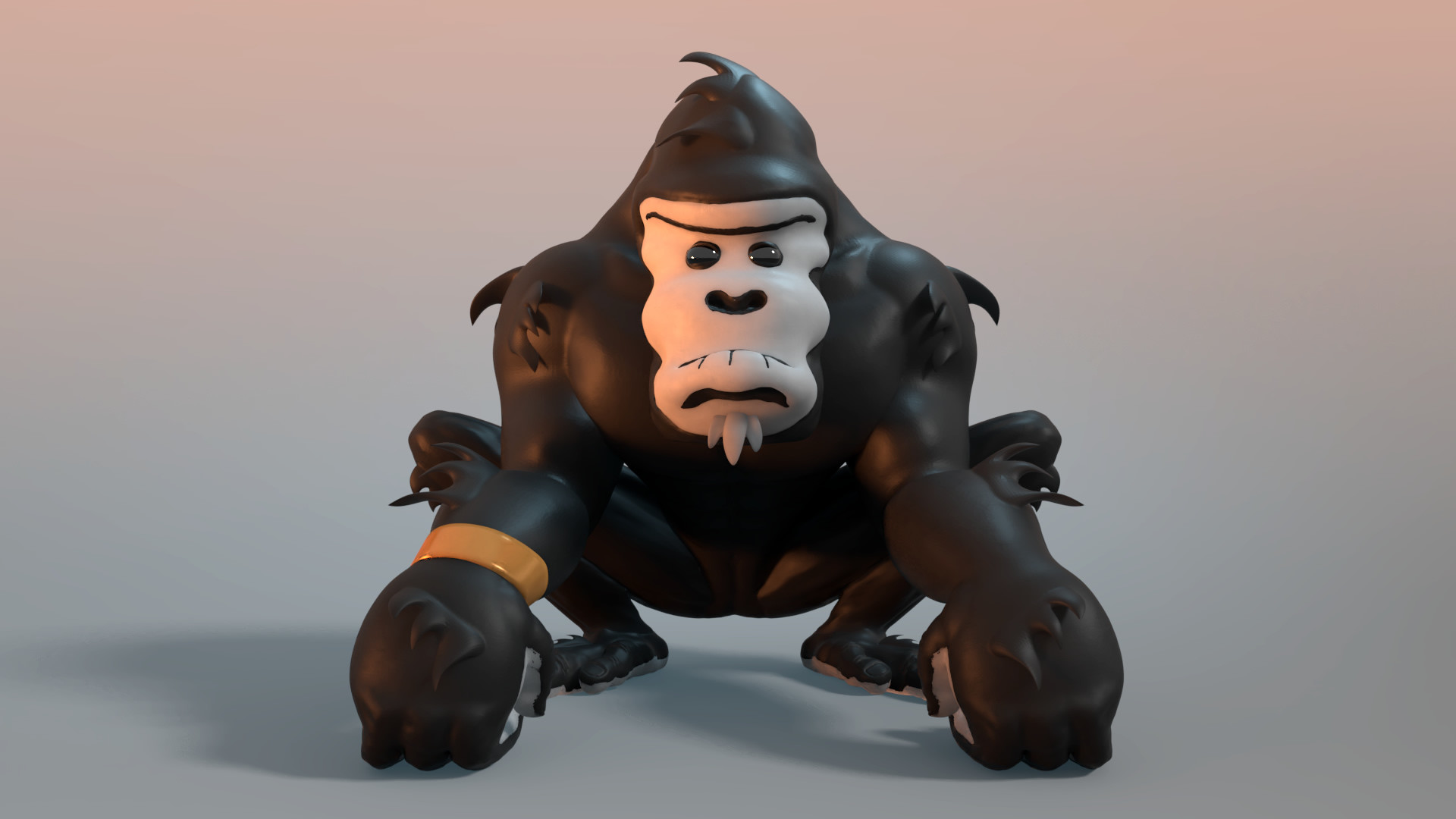 Wallpaper Artstation Buddy Hell Zombie Gorilla Ninja Wady Mee Asa Free