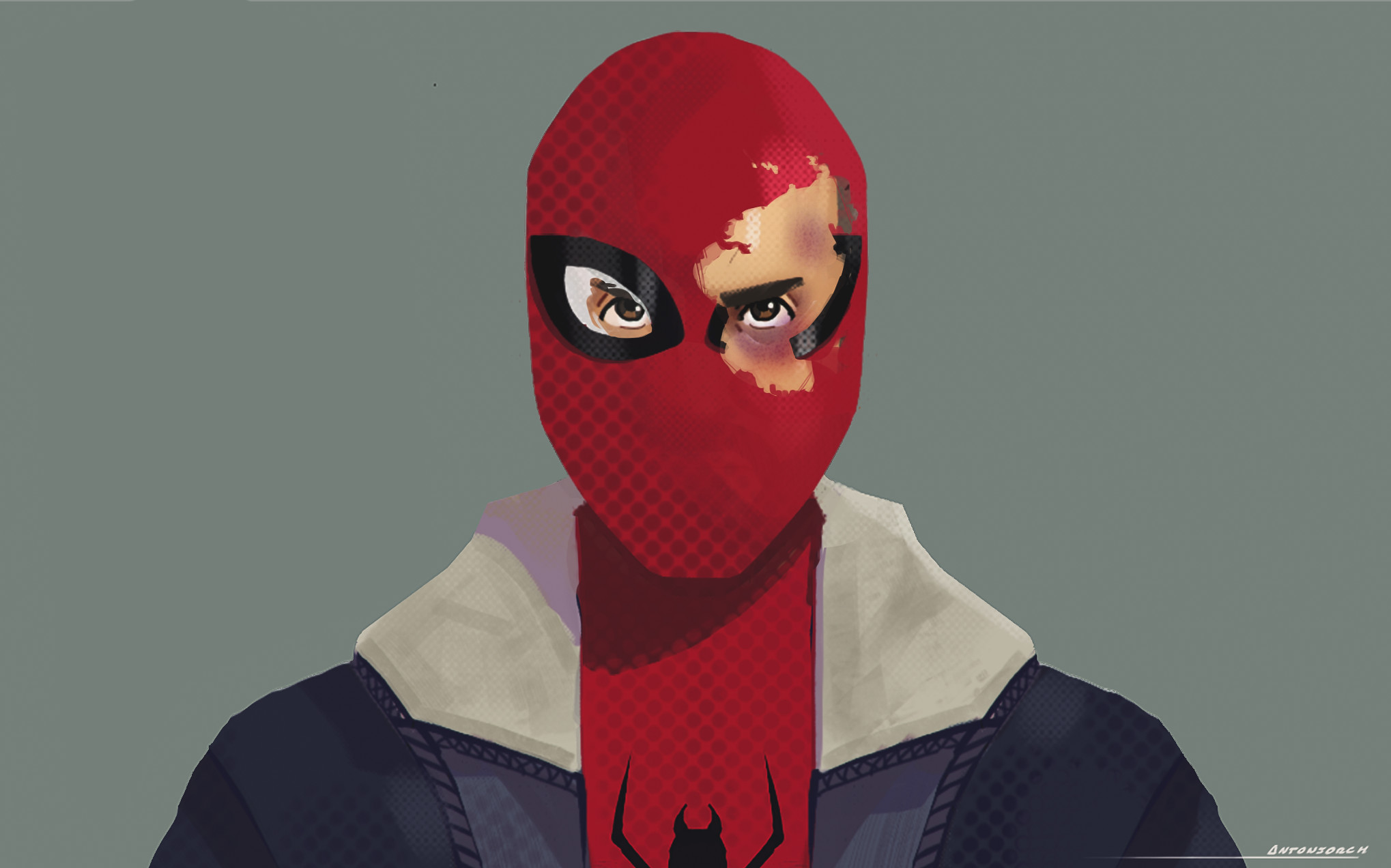 Spidersona - Damaged Mask