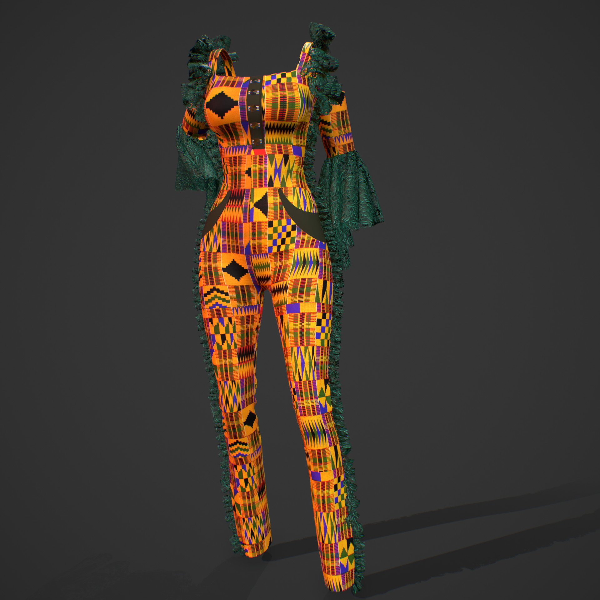 Kente jumpsuit online