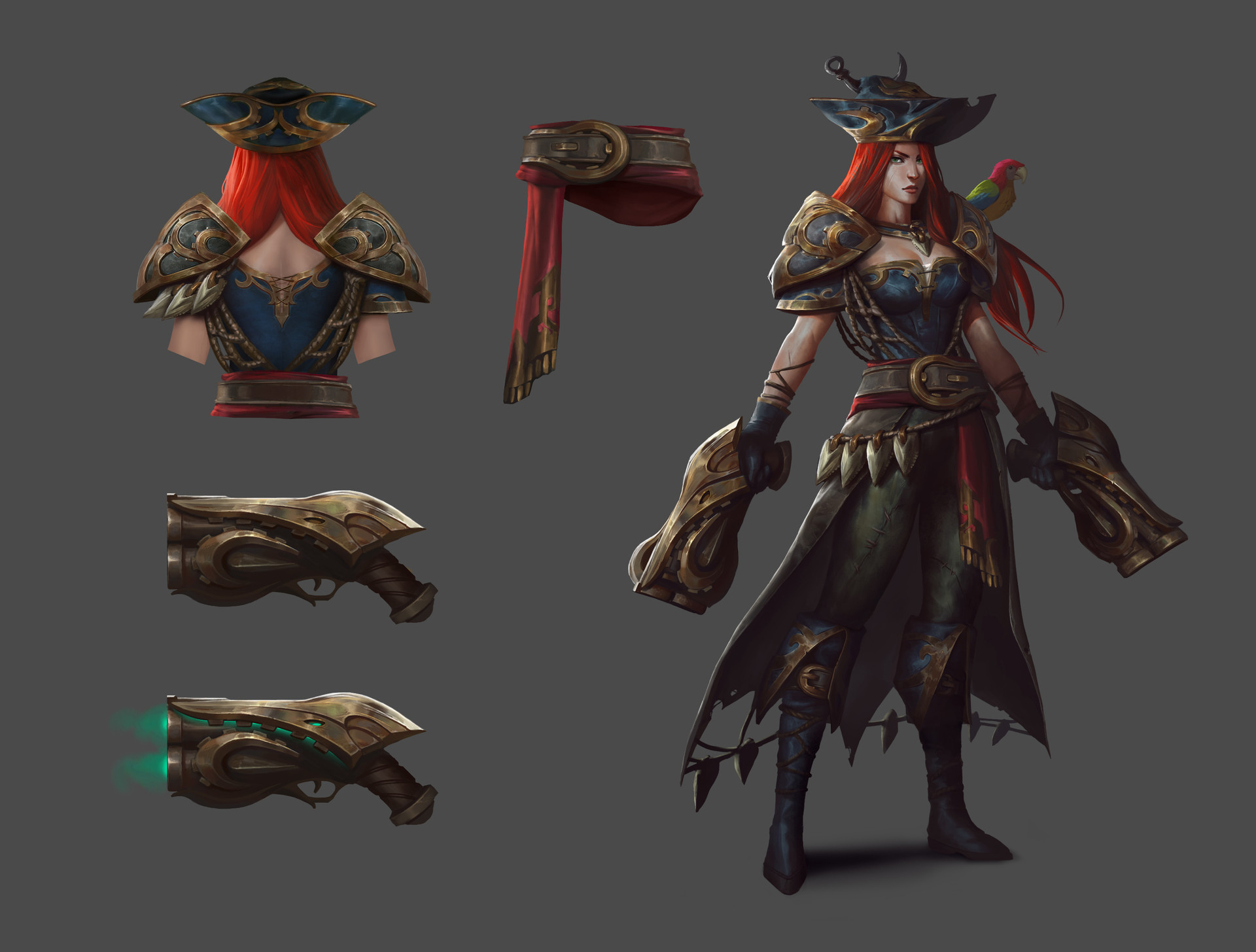 Artstation Dark Waters Miss Fortune With Animation Dinulescu