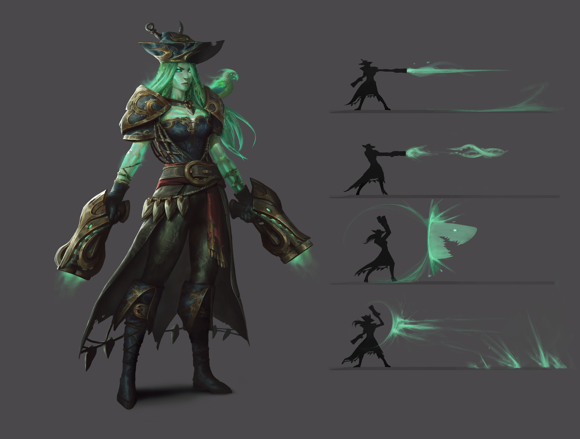 Artstation Dark Waters Miss Fortune With Animation Dinulescu