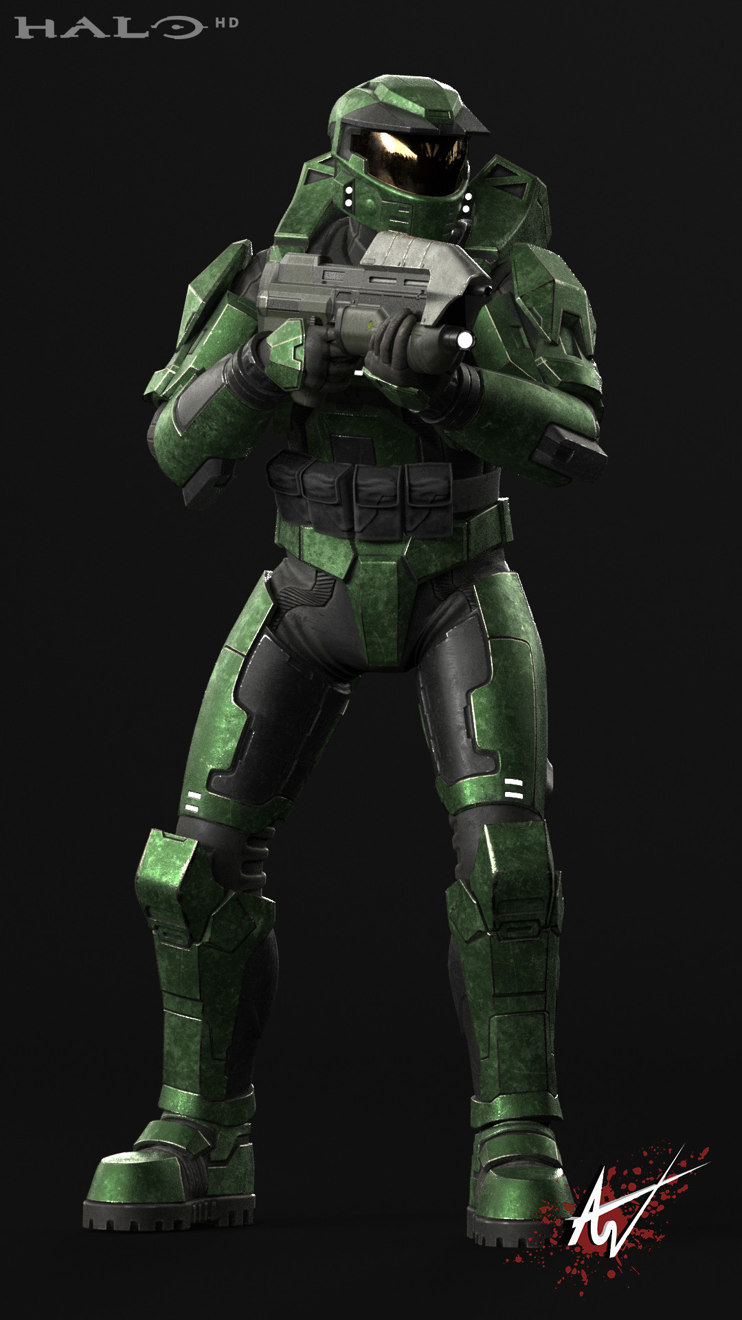 ArtStation - Halo Combat Evolved Cyborg (HD)
