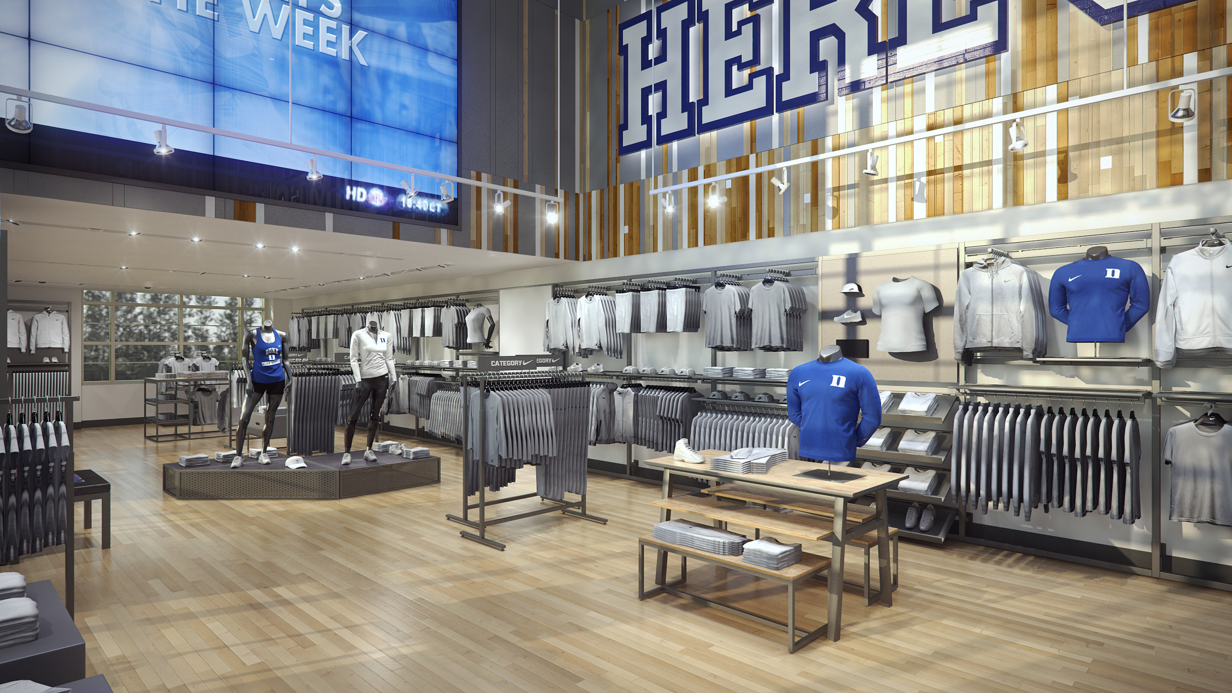 ArtStation - Duke University Nike Store 