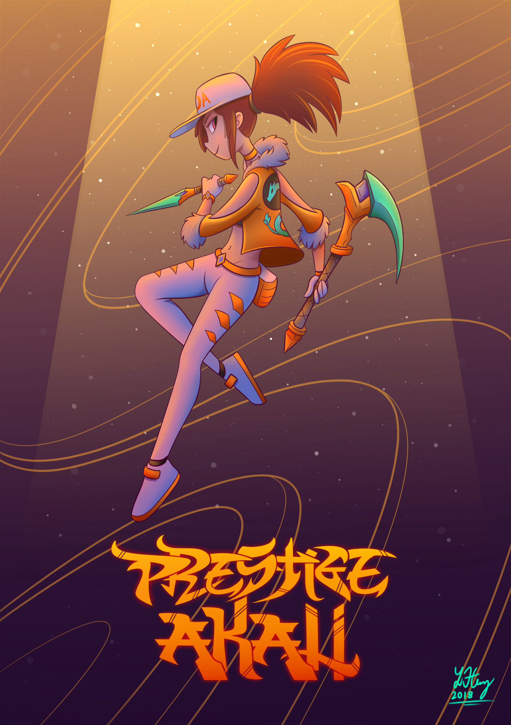 ArtStation Prestige KDA Akali