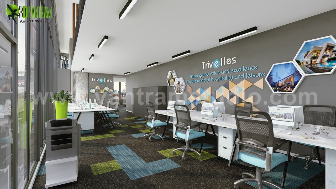 Artstation Innovative 3d Office Interior Design Firms By