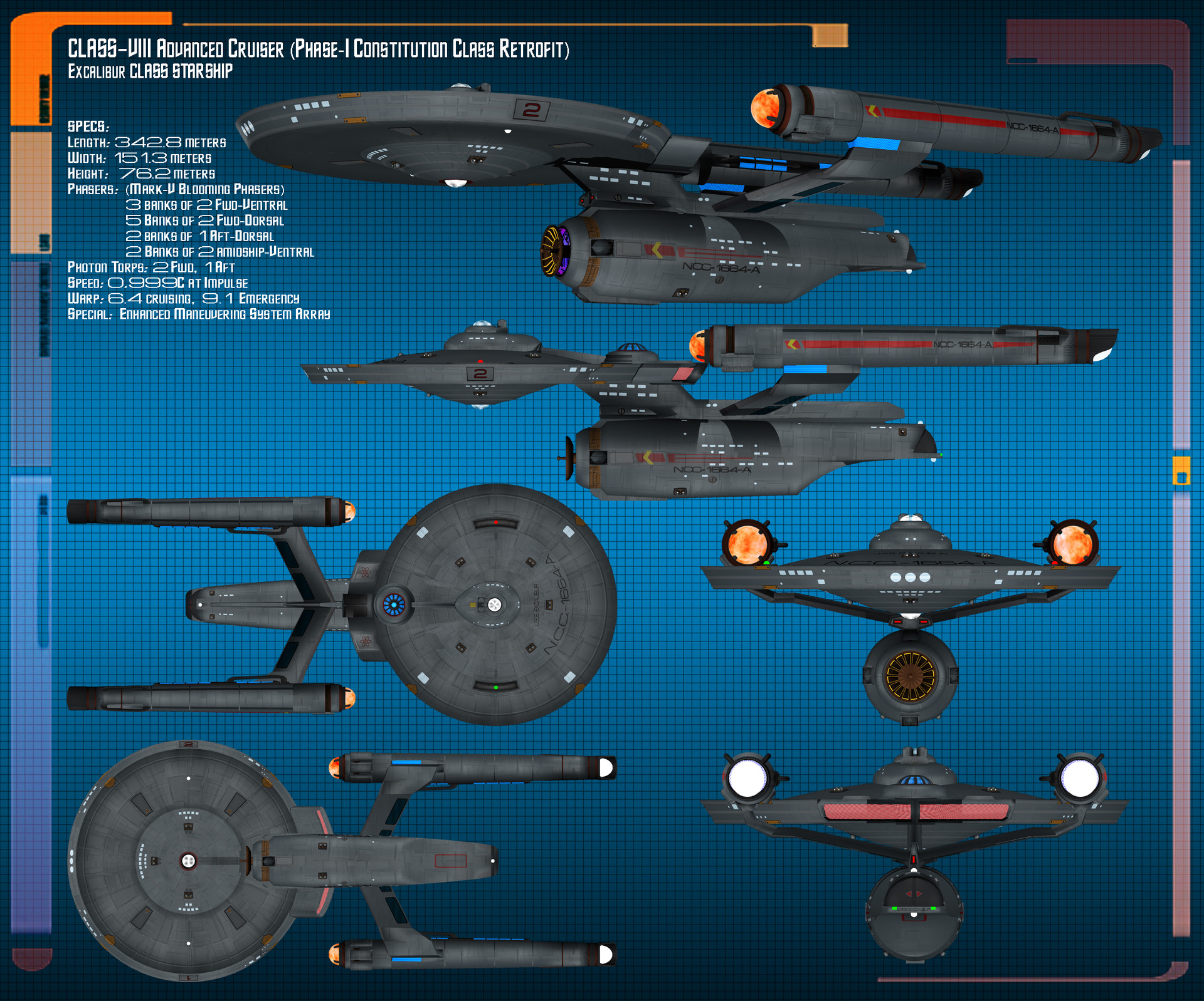 Excalibur sales class starship