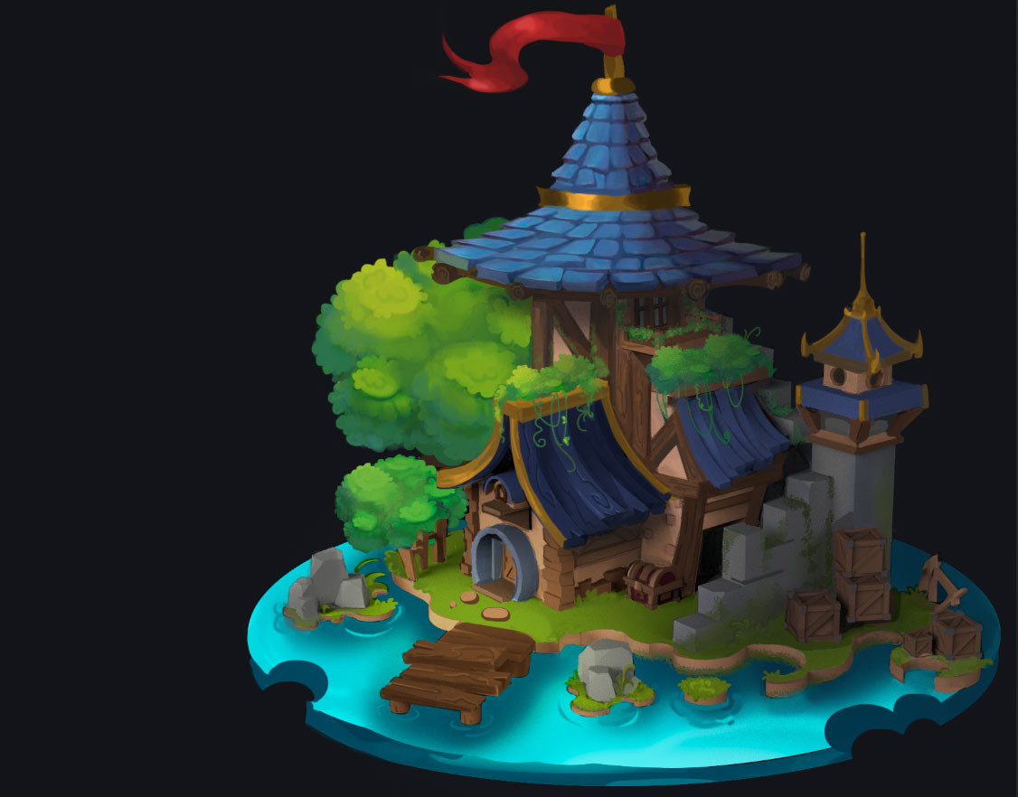 ArtStation Game art House