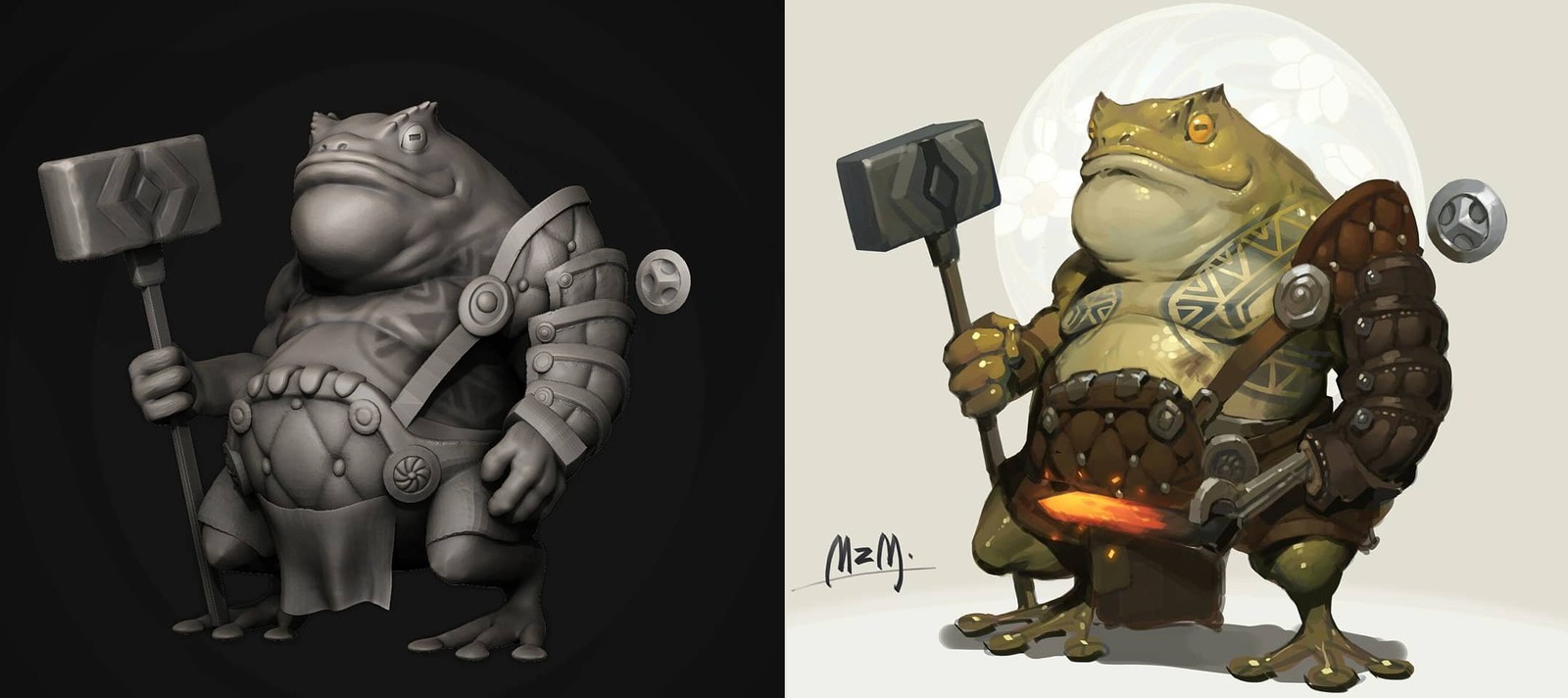 Original concept art is "The Smith" by M-ZM 