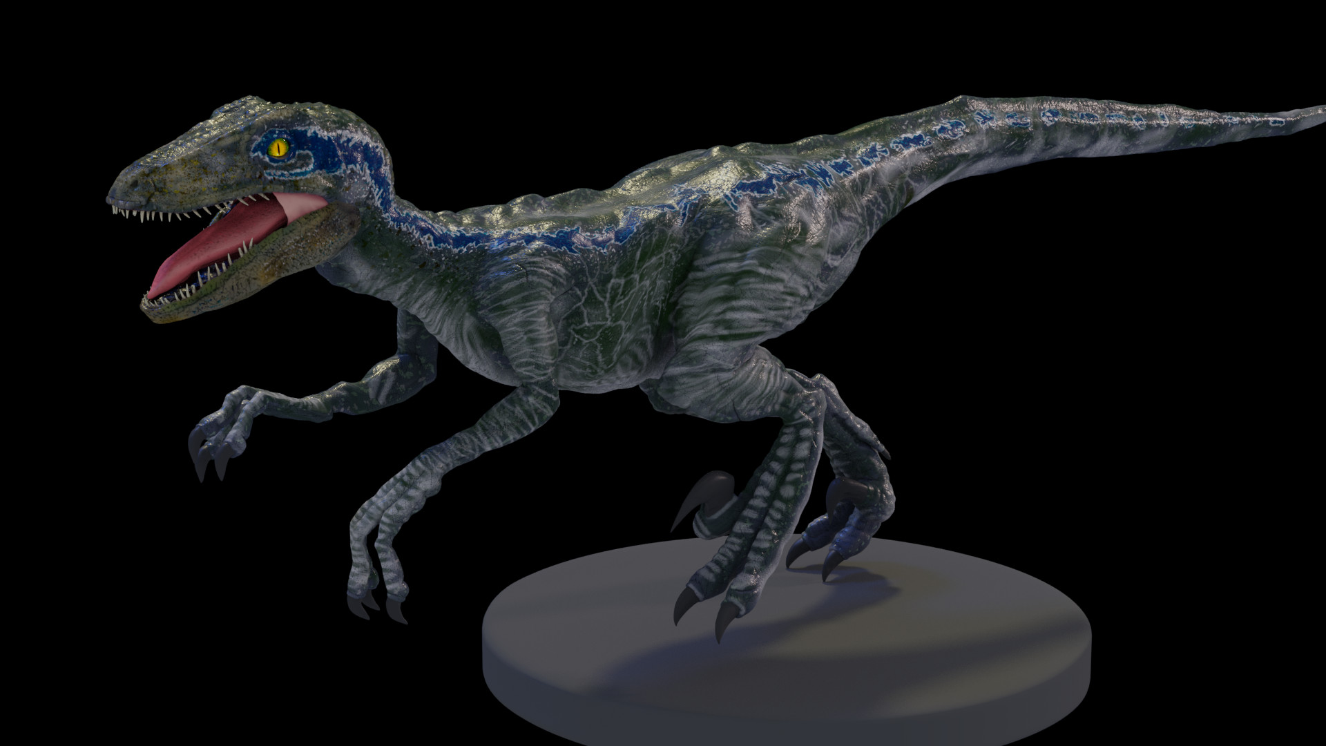 Artstation Velociraptor Blue From Jurassic World 