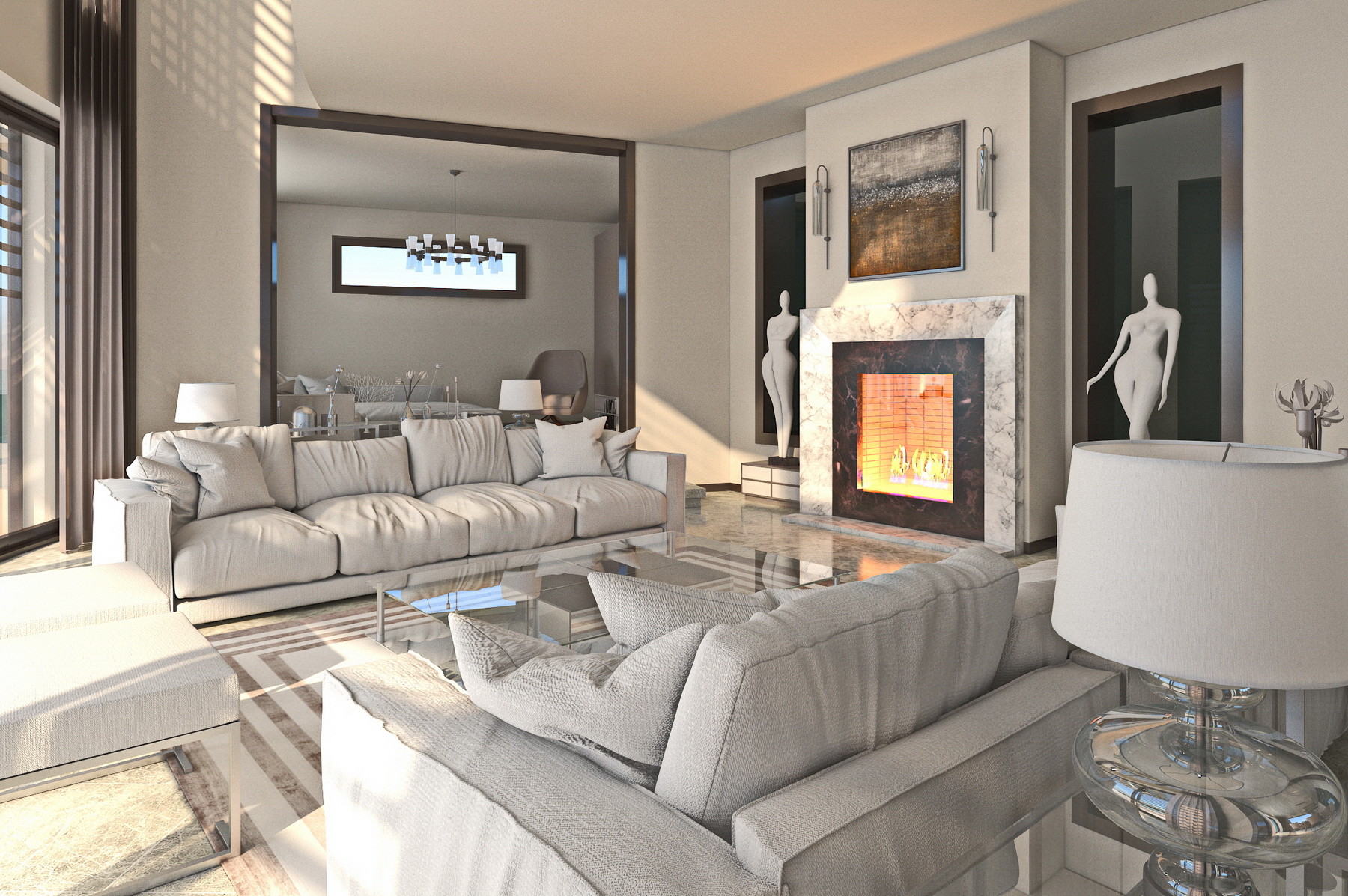 Artstation Interior Renderings For Golmahal Houses At Istanbul Turkey Rendforce Cg