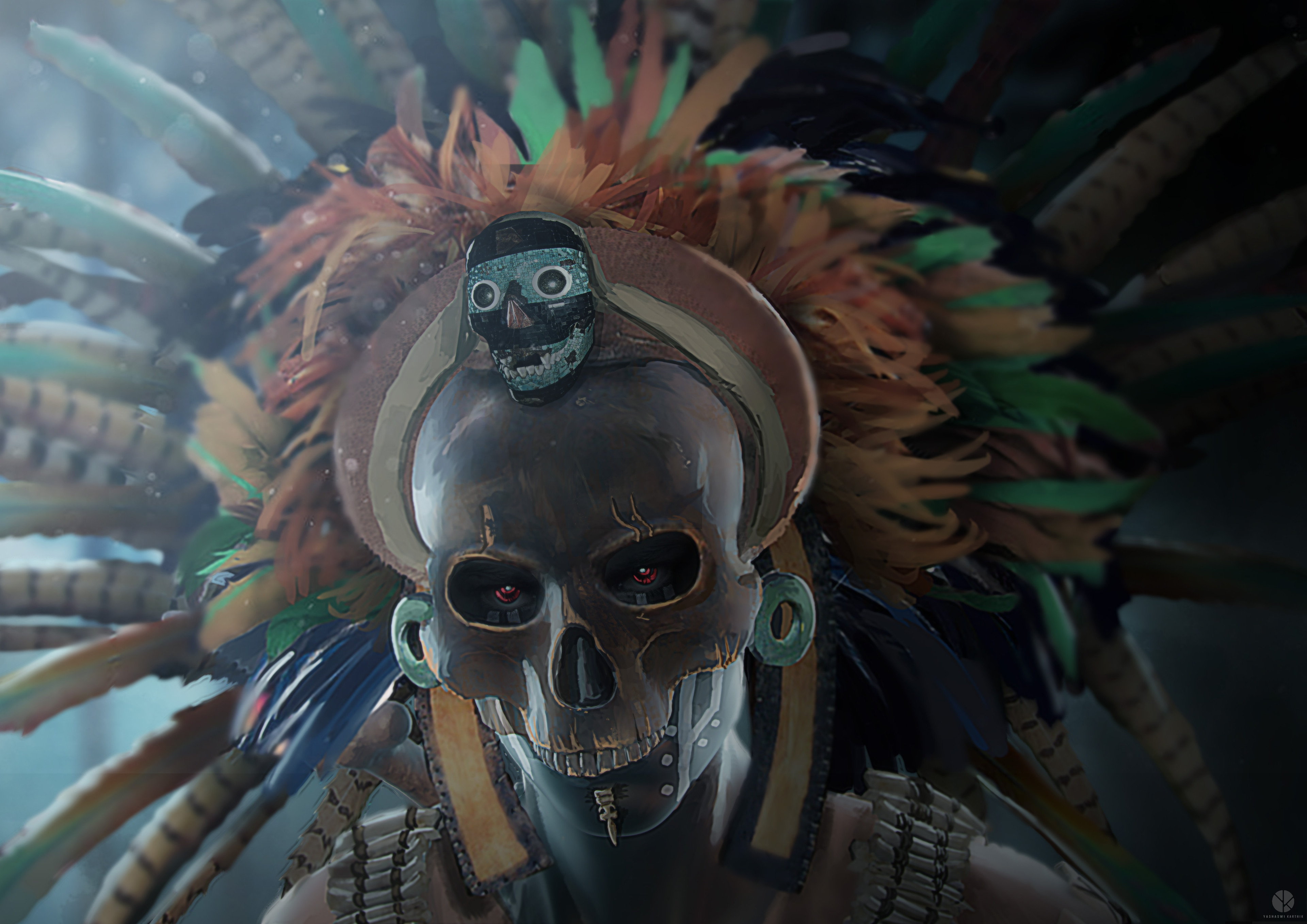 yash2333.artstation.com - Tezcatlipoca