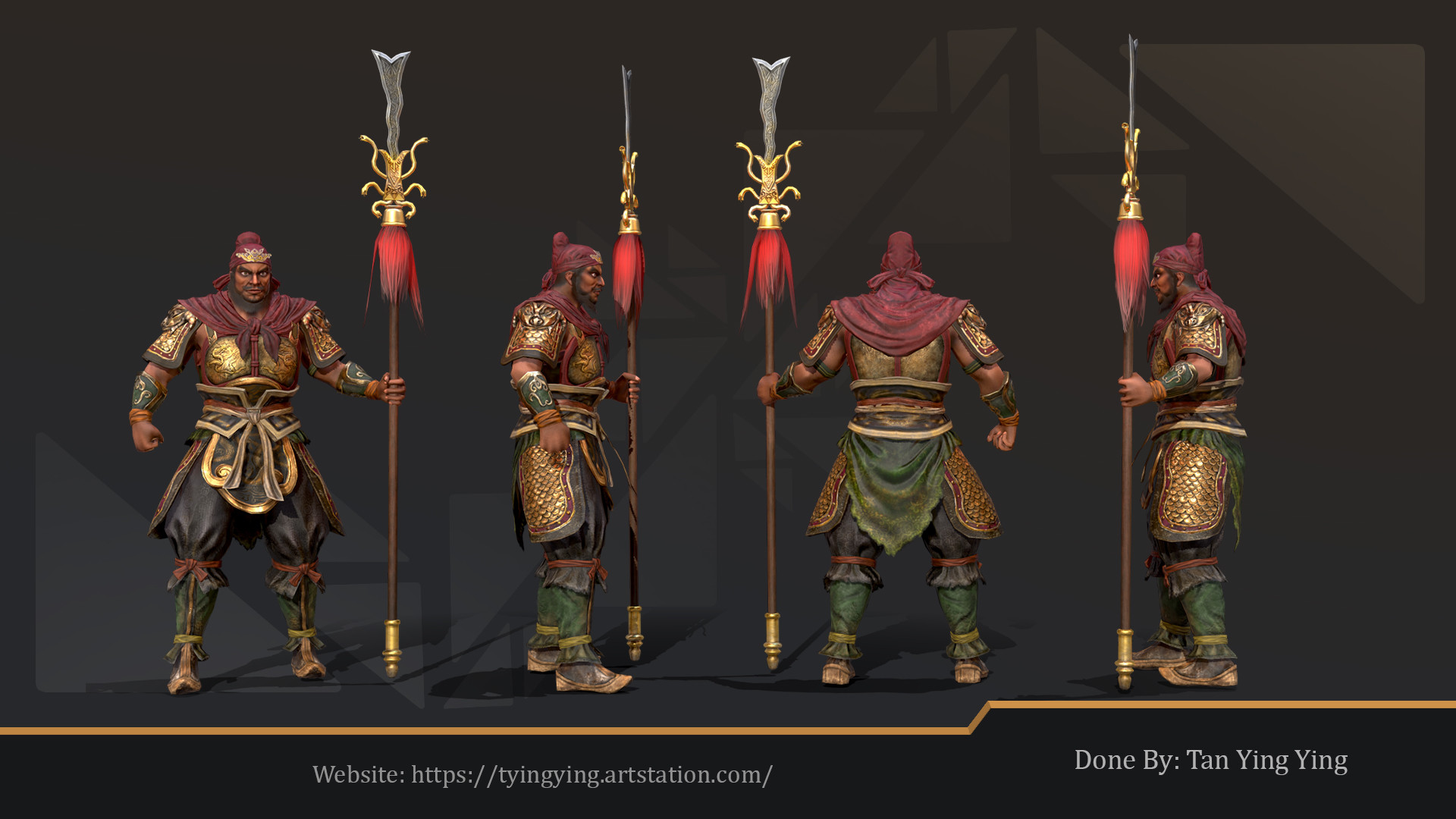 Ying Ying - Zhang Fei (Fan Art), image size:1920x1080