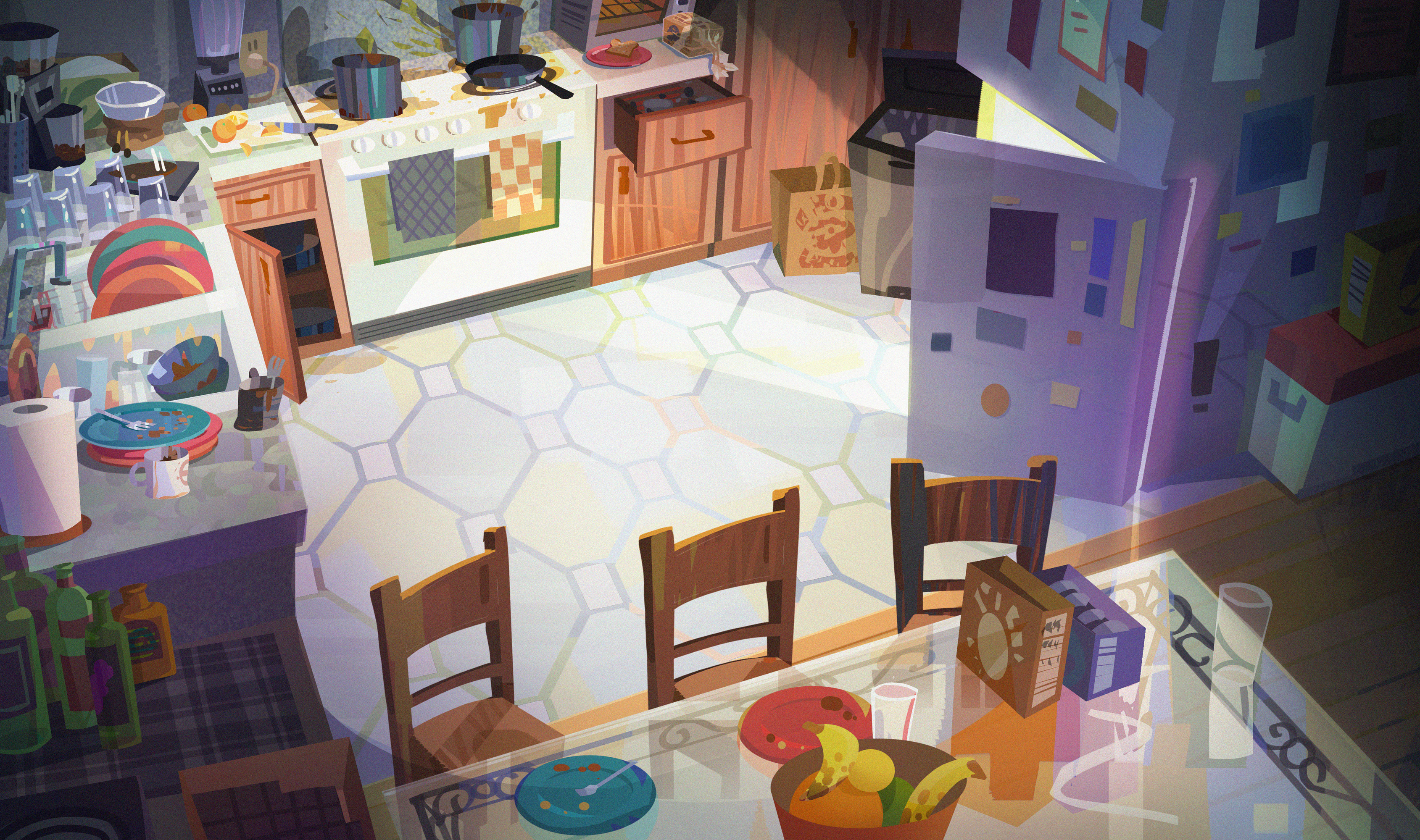Artstation My Kitchen Nicholas Kennedy