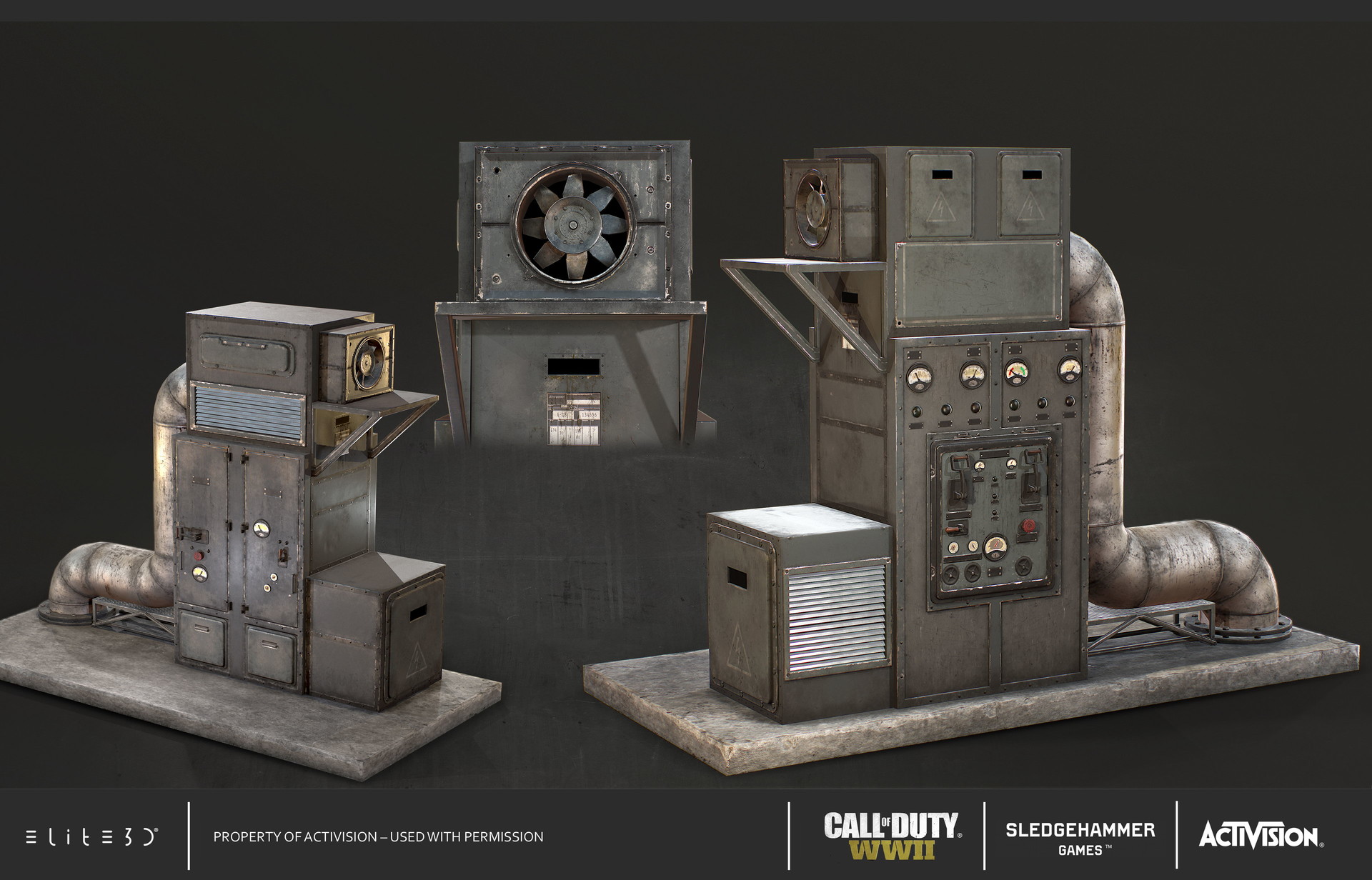 ArtStation - Call of Duty: WW2 - Train DBR class 52