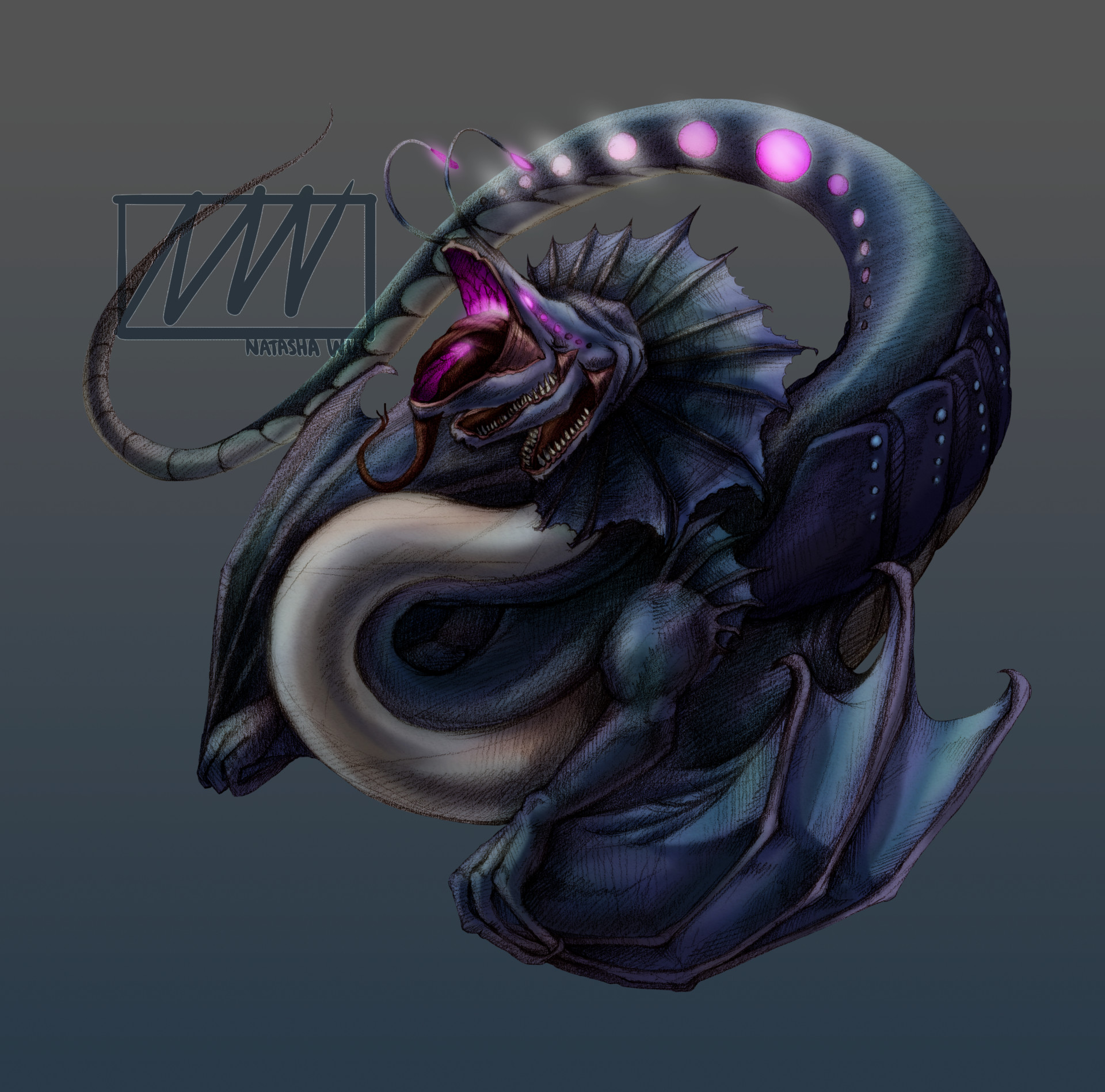 Artstation Concept Art Deep Sea Leviathan Natasha Wu