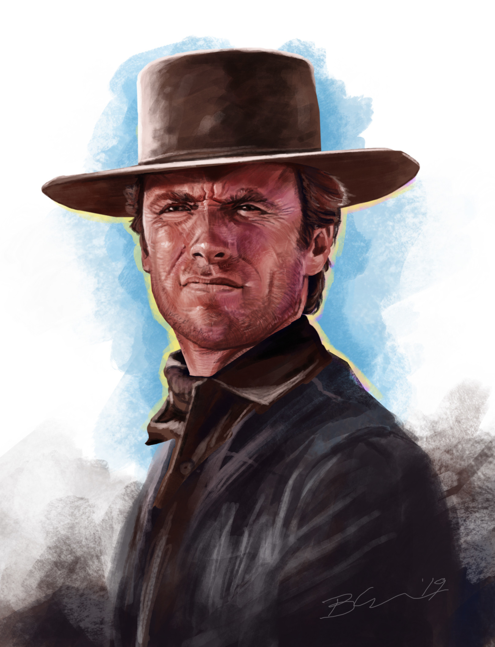 Artstation Clint Eastwood Corey Blake