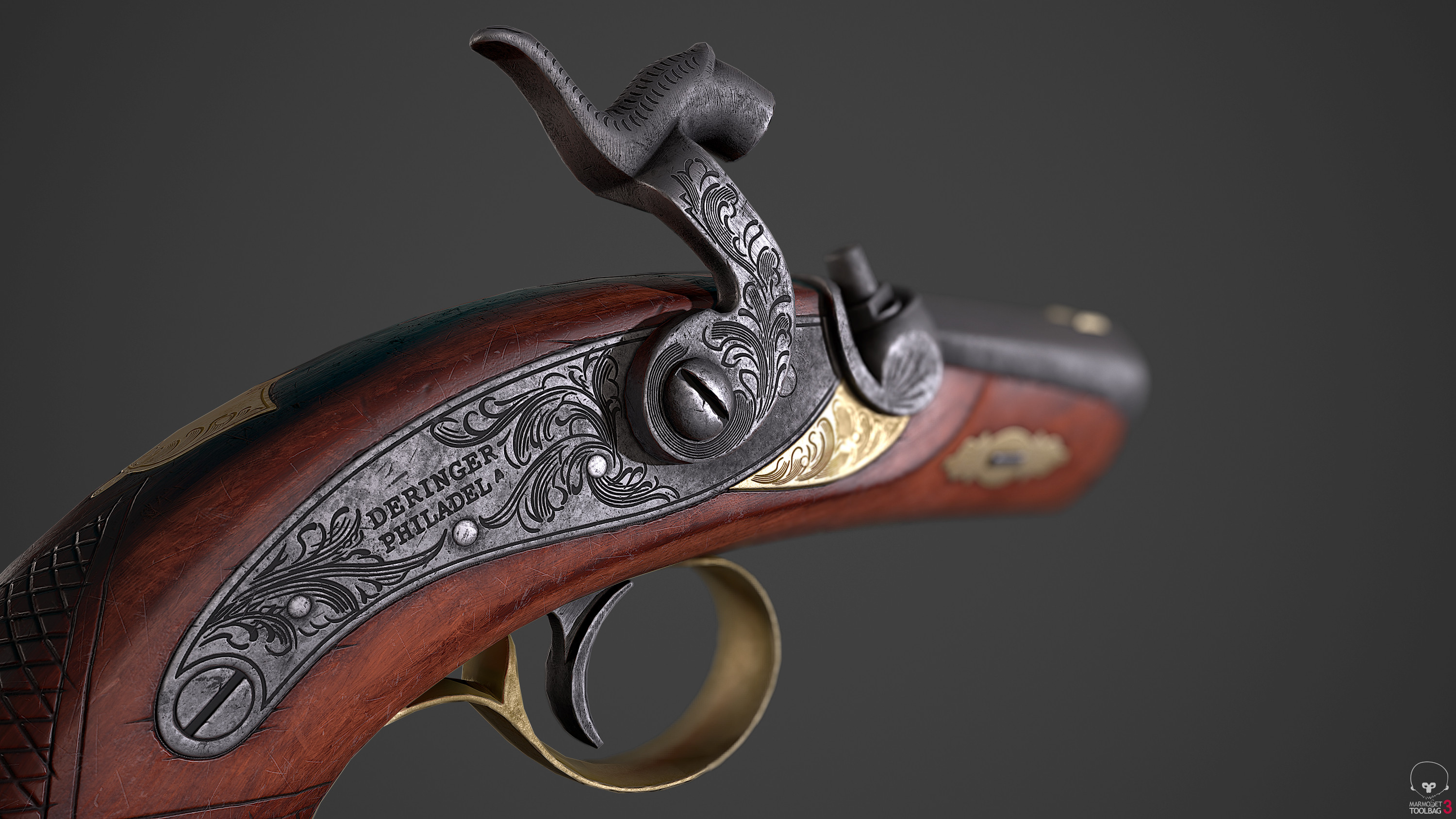 Philadelphia Derringer Gun | Steampunk Gun - Museum Replicas