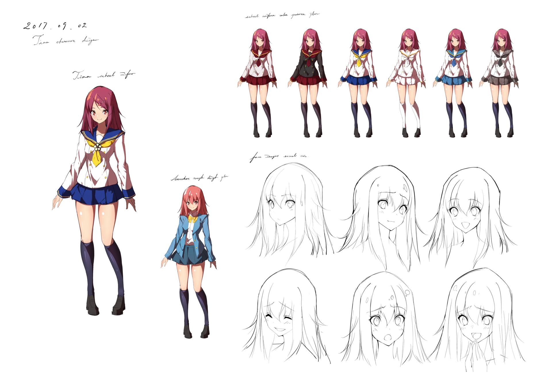 ArtStation - Tina character design (2017)