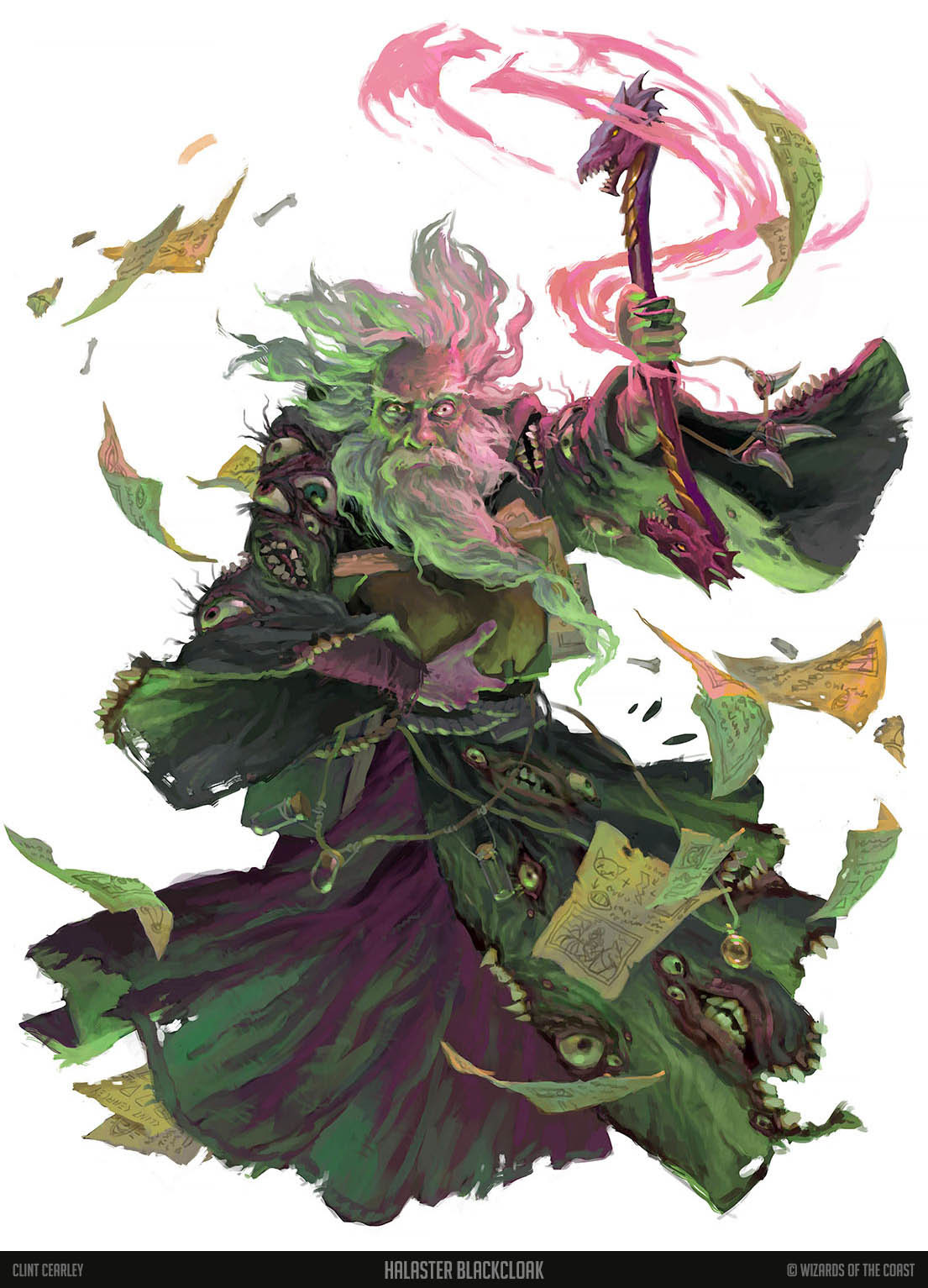 Halaster Blackcloak - D&amp;D Official Art