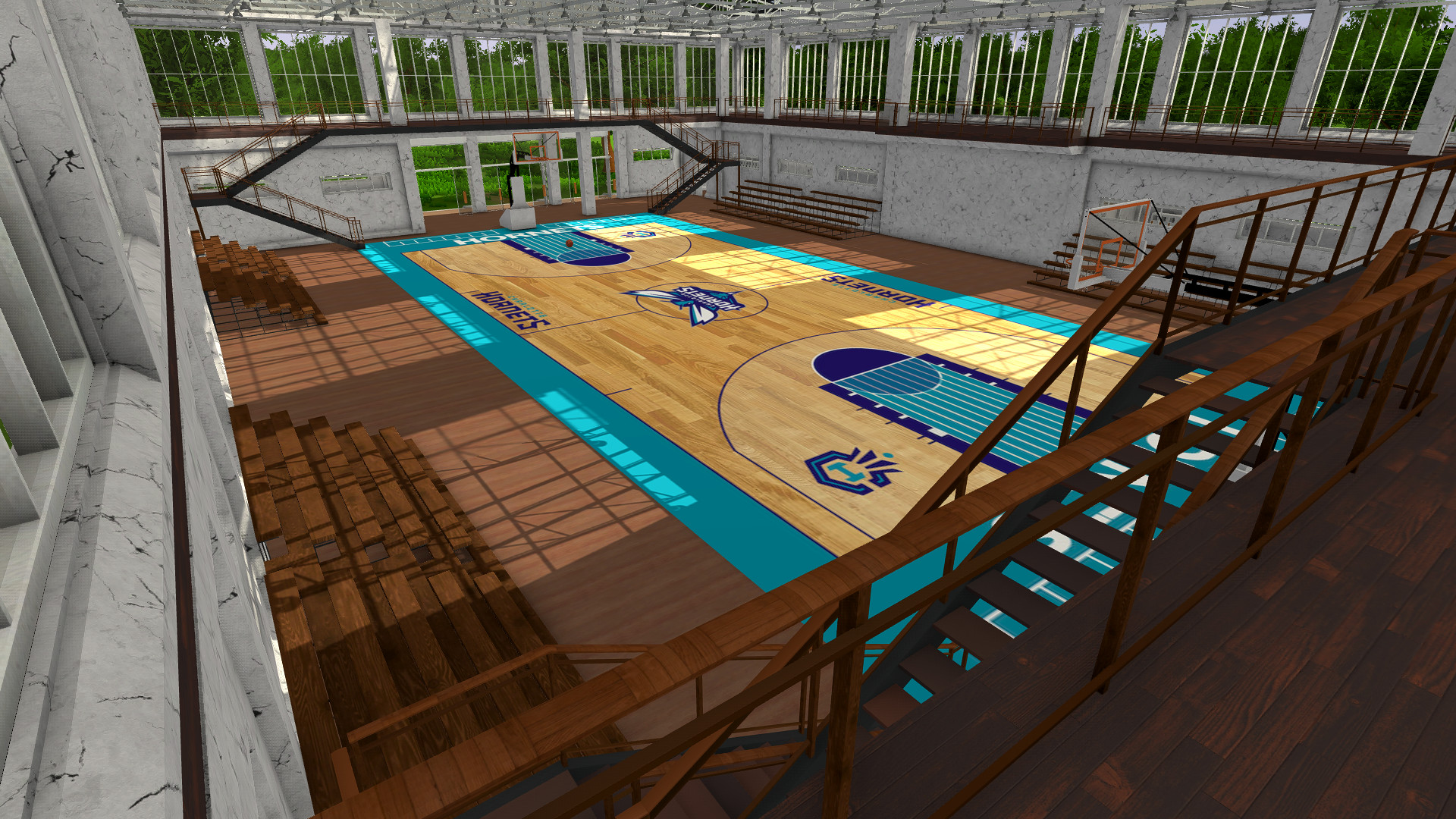 Artstation Indoor Basketball Court Noah Rebei