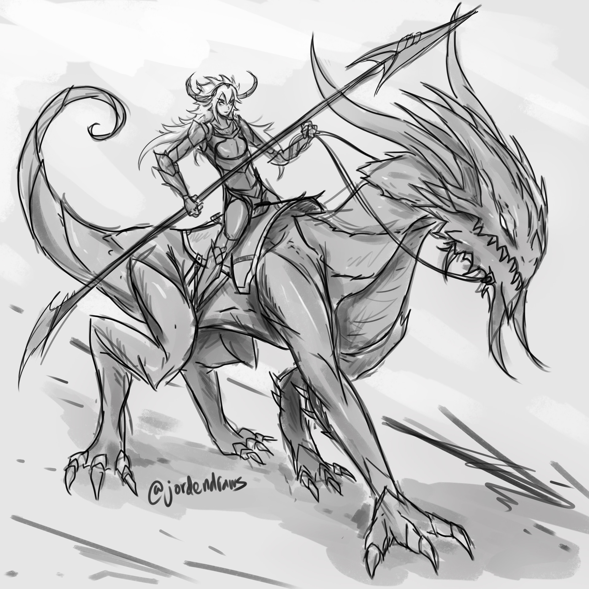 Artstation - Dragon Rider 1