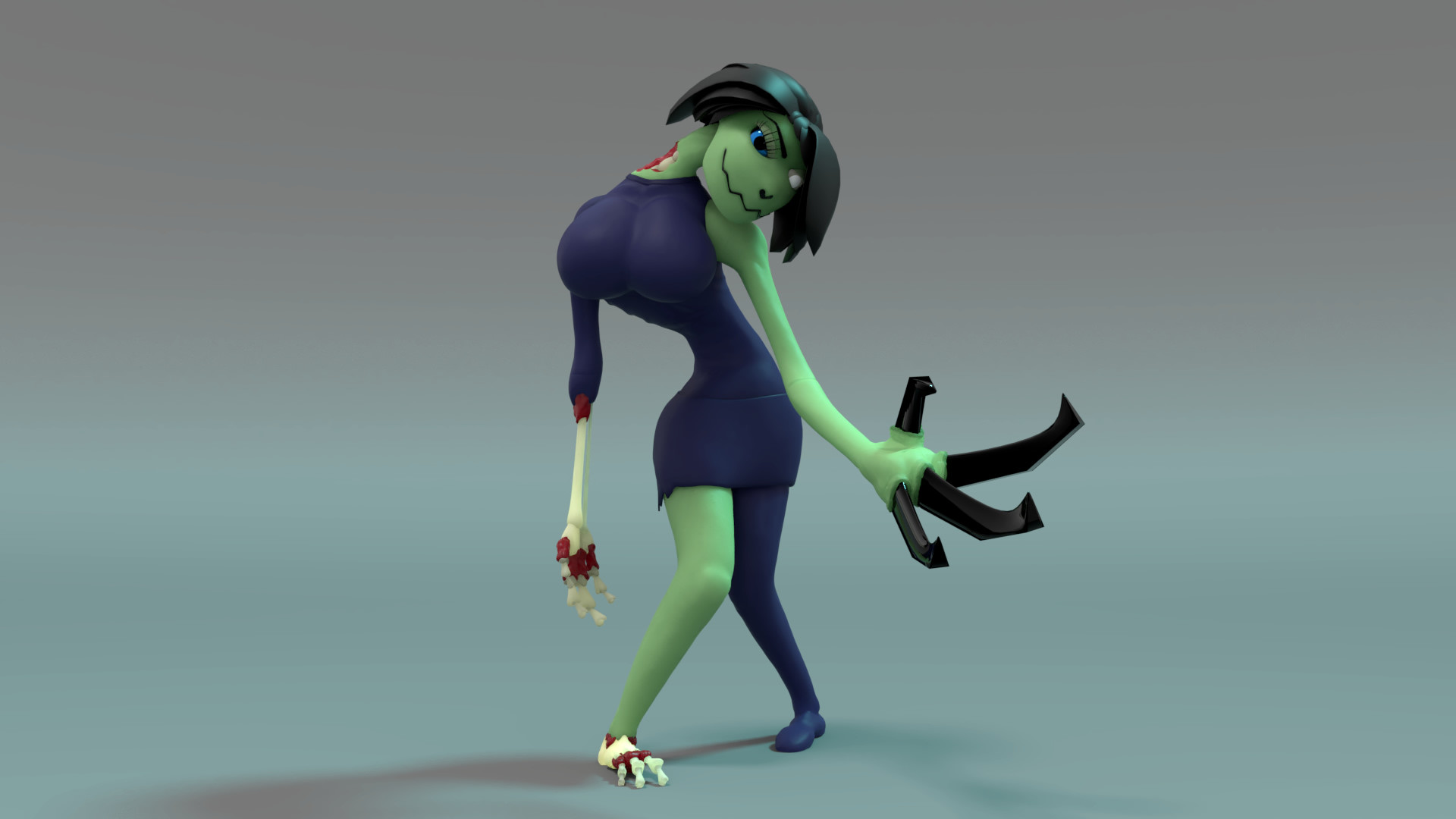 Artstation Grace Disgrace Zombie Ninja