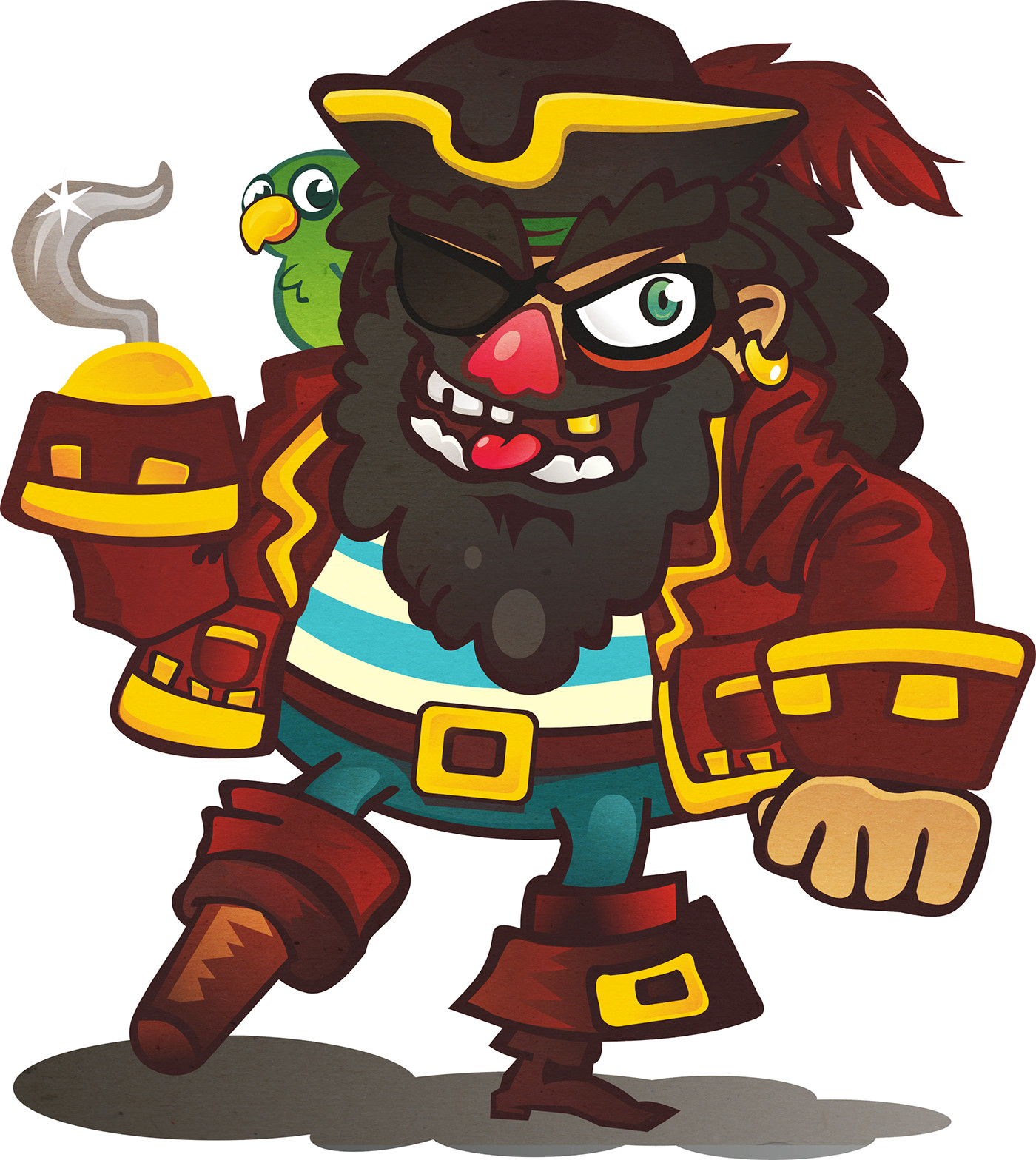 Ahoy pirate! used in an animation.