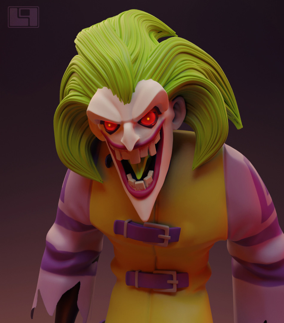 ArtStation - Joker form The Batman (animated series 2004)