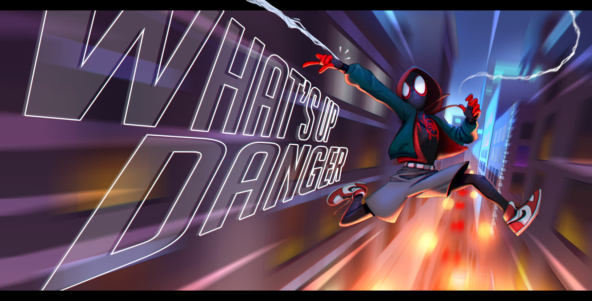 Artstation What S Up Danger Spider Man Into The Spider Verse