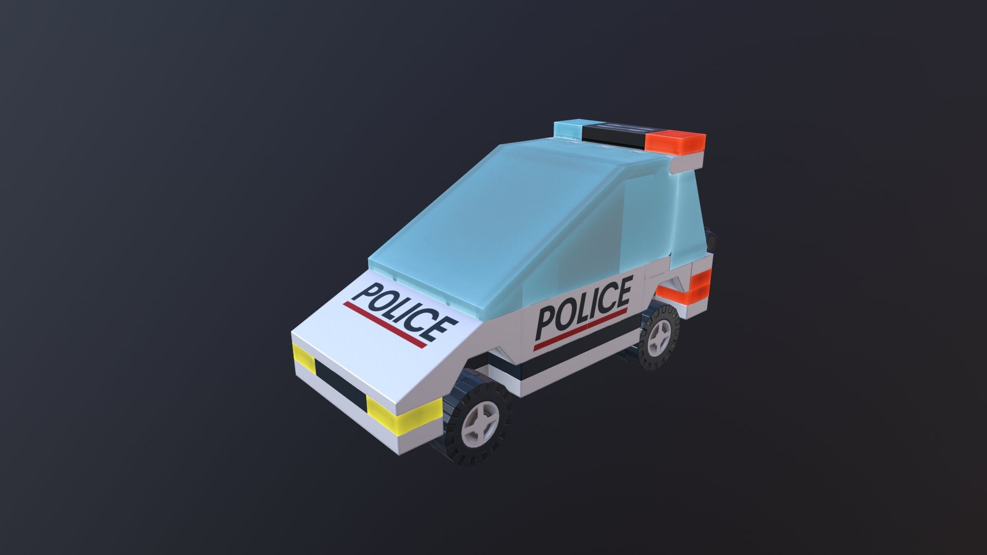 lego police cruiser