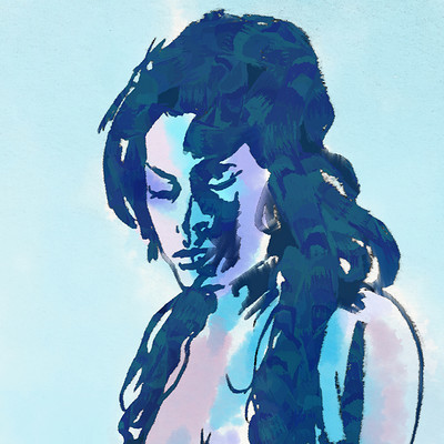 Kurt fleischer blauwe indigo meesteres sketch 1